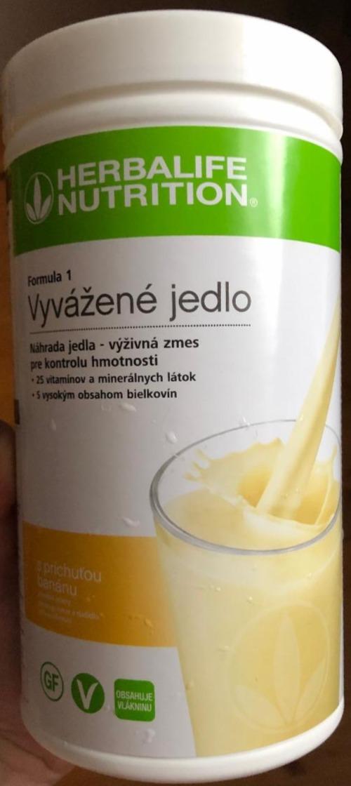 Fotografie - Herbalife Nutrition Formula 1 Vyvážené jedlo s príchuťou banánu