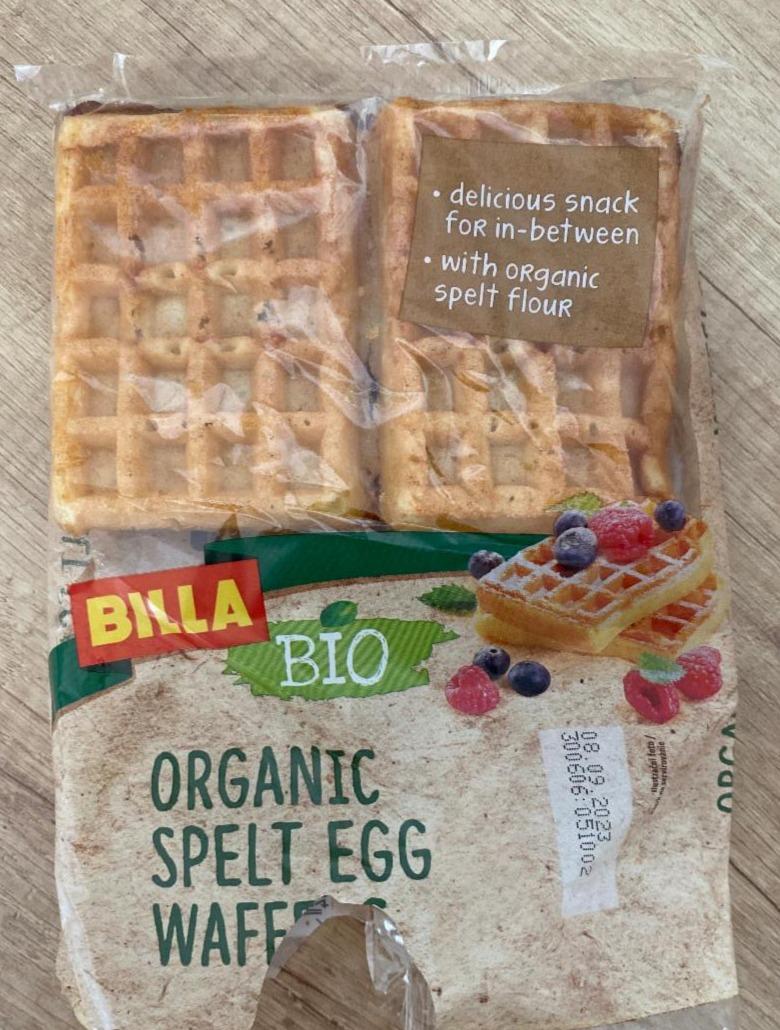 Fotografie - Organic spelt egg waffels Billa Bio