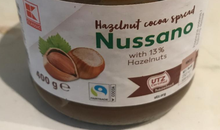 Fotografie - Nussano Hazelnut cocoa spread