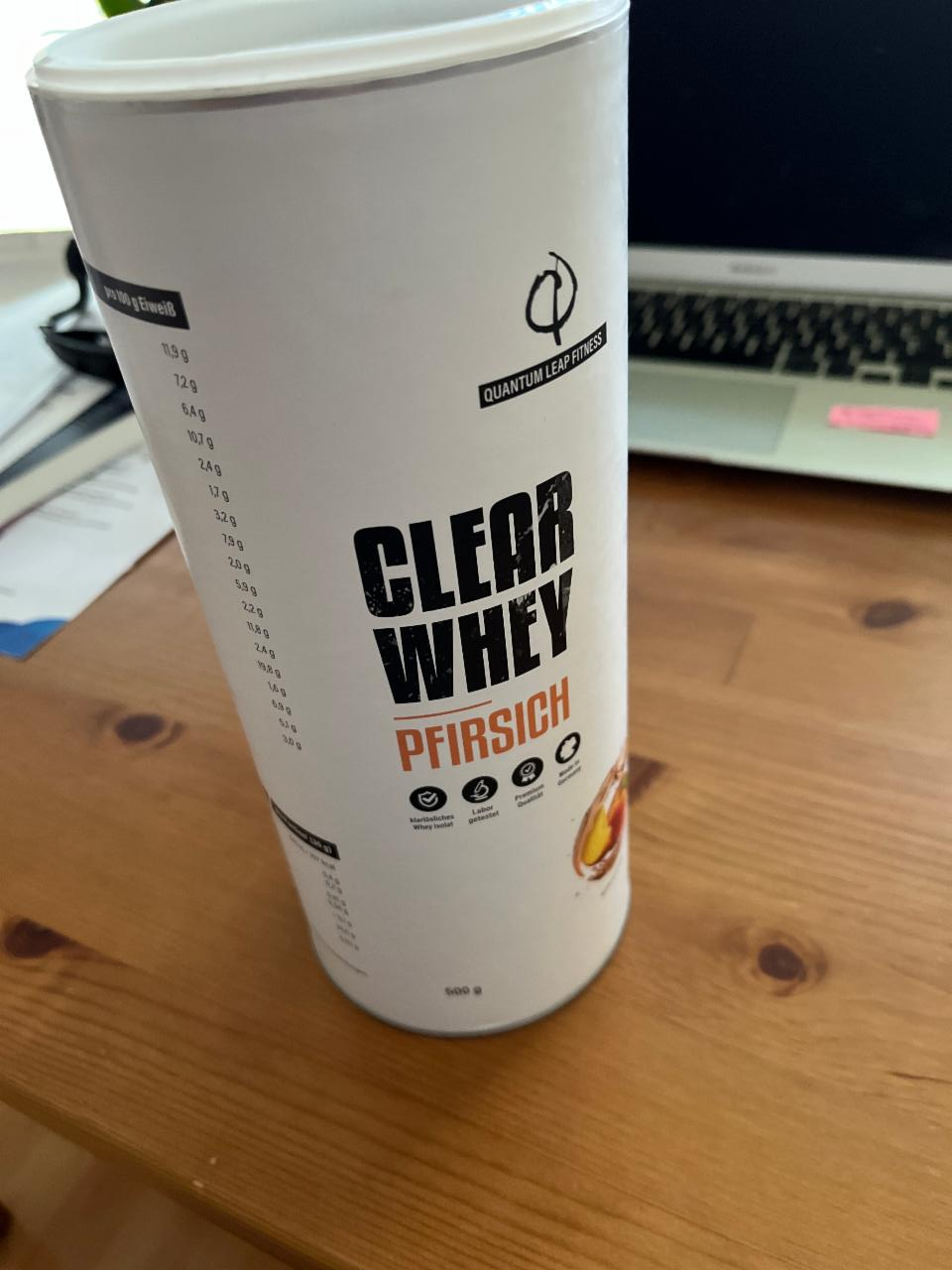 Fotografie - CLEAR WHEY PFIRSICH