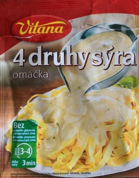 Fotografie - Vitana 4 druhy syra omáčka