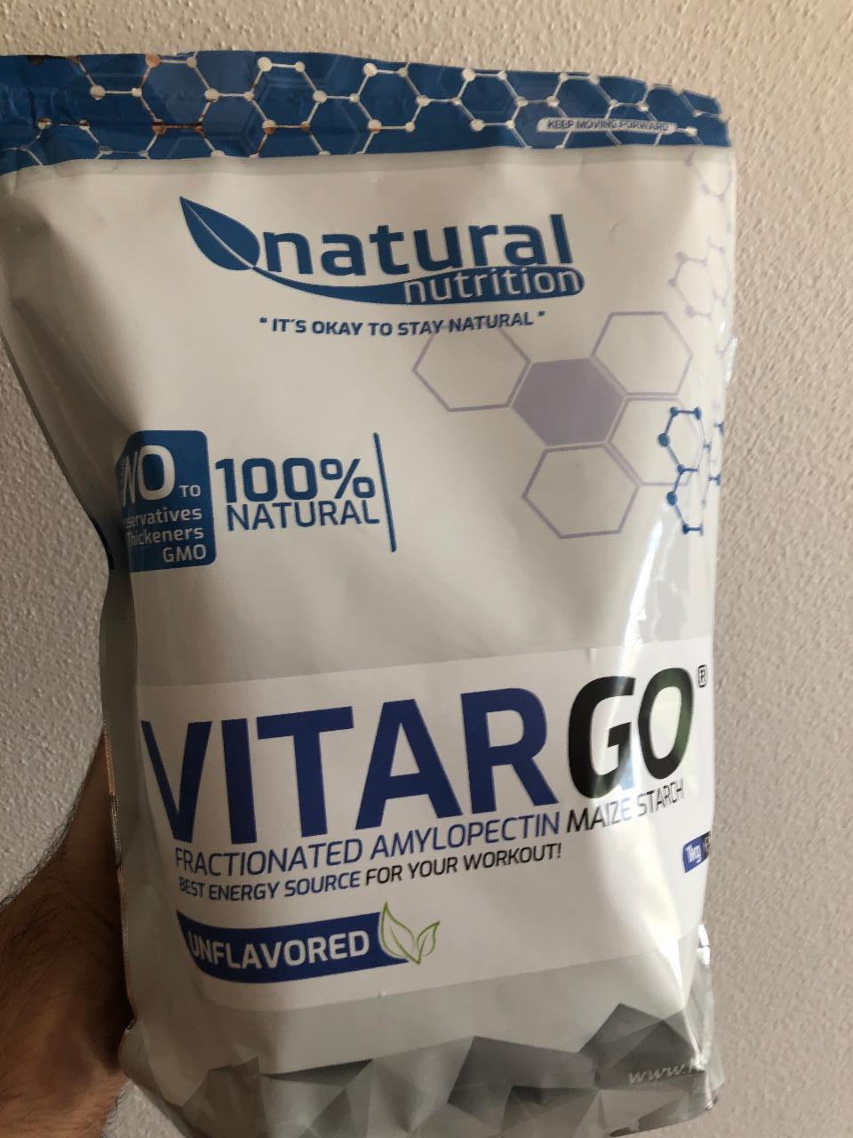 Fotografie - Vitargo Unflavored Natural Nutrition