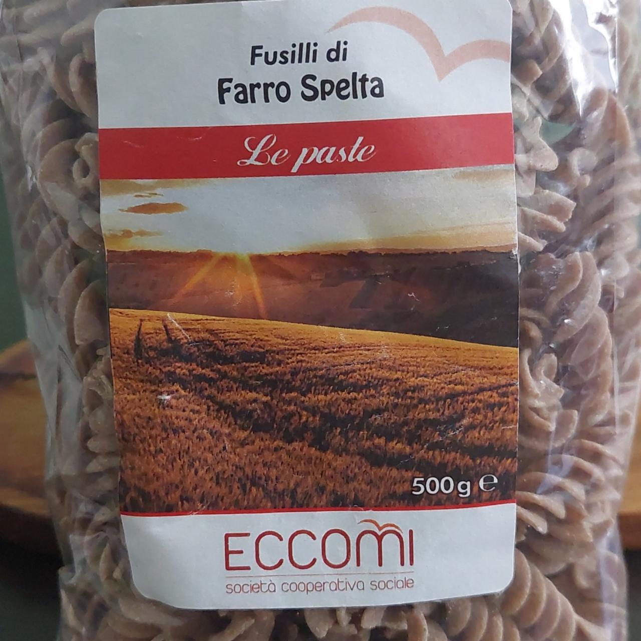 Fotografie - Fusilli di Farro Spelta Le Paste Eccomi