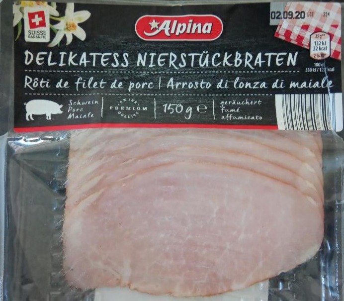 Fotografie - Delikatess Nierstückbraten Alpina