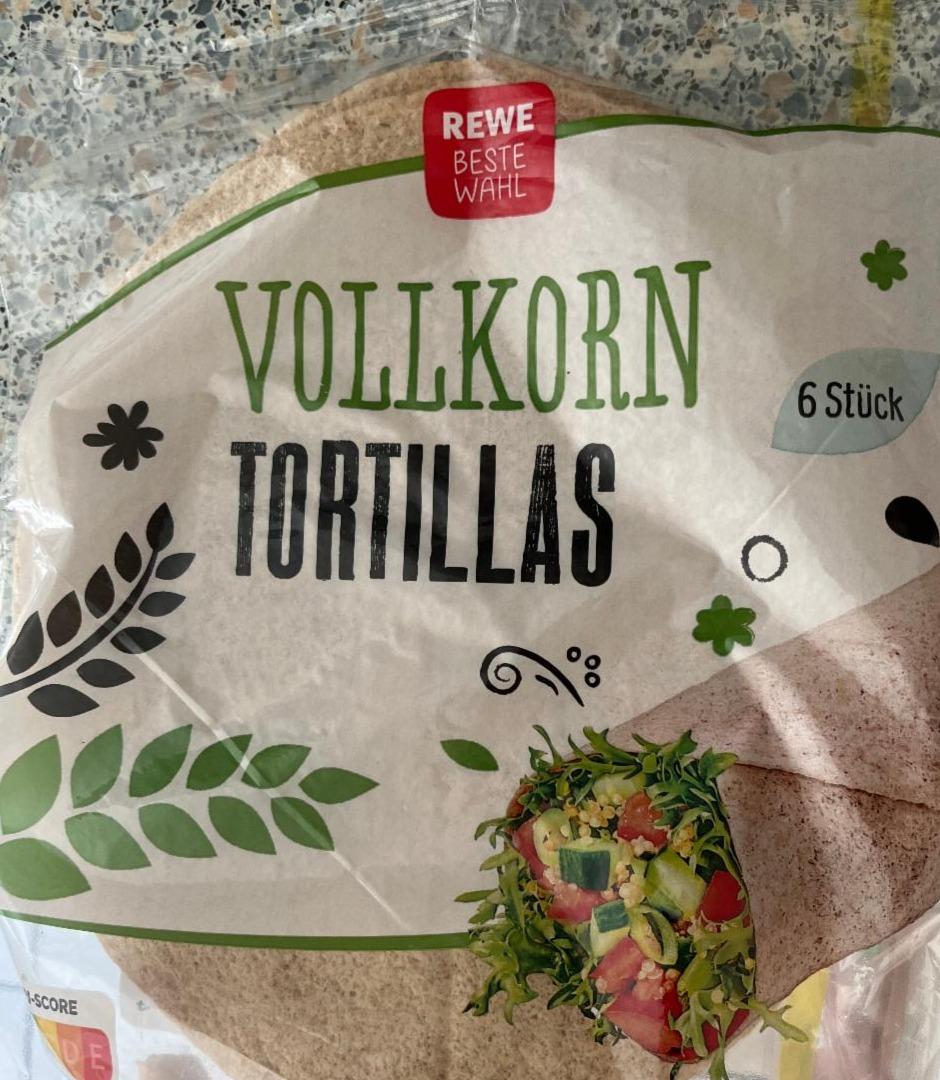 Fotografie - Vollkorn Tortillas Rewe