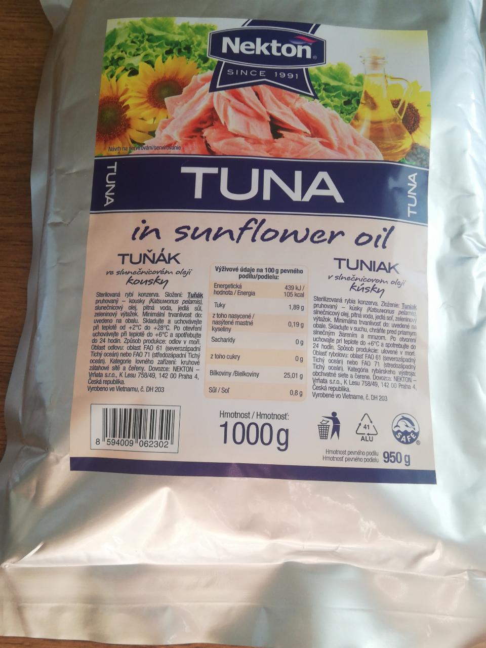 Fotografie - Tuna in sunflower Nekton