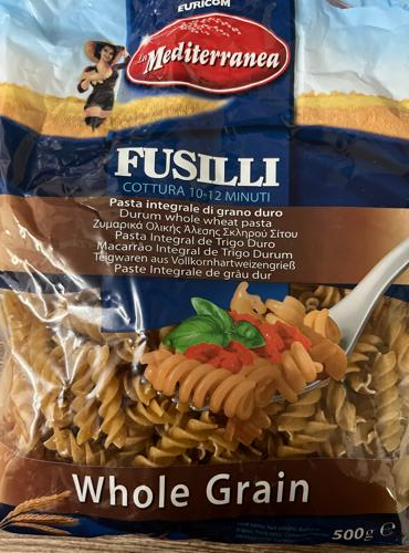 Fotografie - Fusilli Whole Grain La Mediterranea