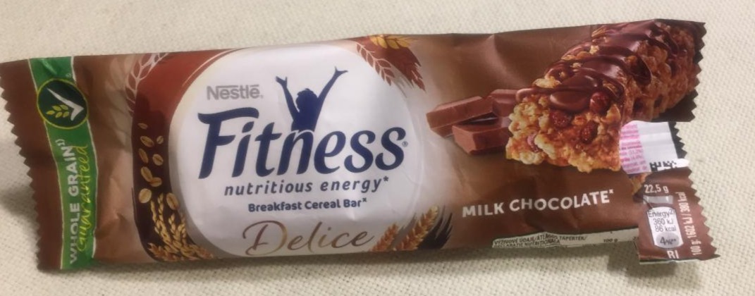 Fotografie - Fitness nutritious energy breakfast cereal bar - milk chocolate