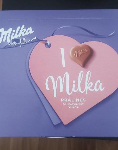 Fotografie - Milka Pralines Strawberry créme