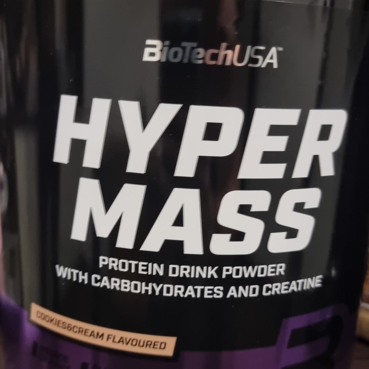 Fotografie - Hyper Mass Protein drink Cookies&cream flavoured BioTechUSA