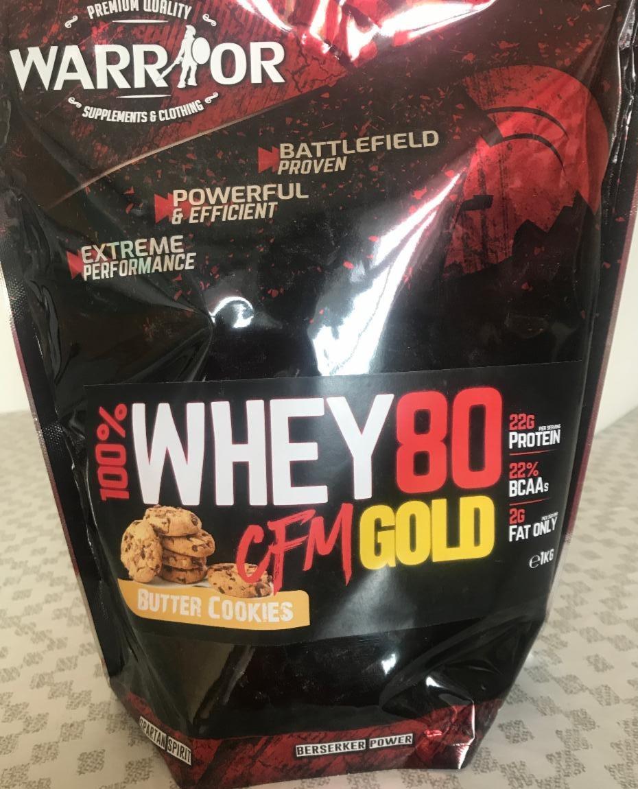 Fotografie - 100% Whey80 CFM Gold Butter Cookies Warrior