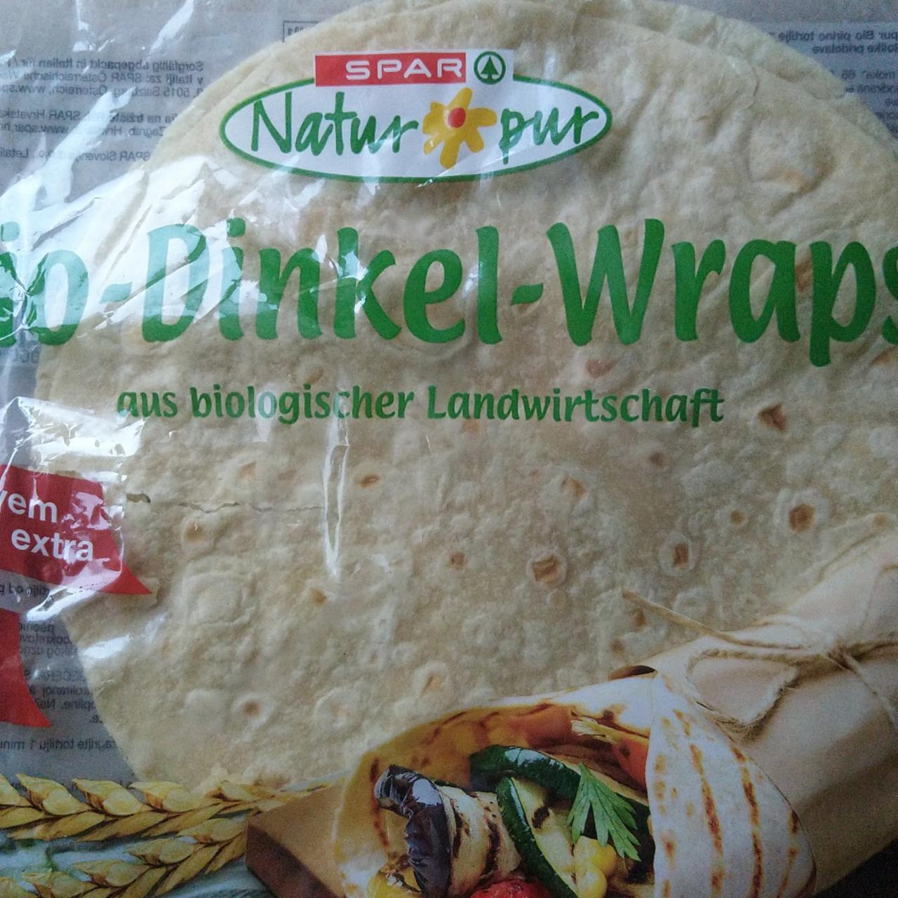 Fotografie - Bio-Dinkel-Wraps Spar Natur pur