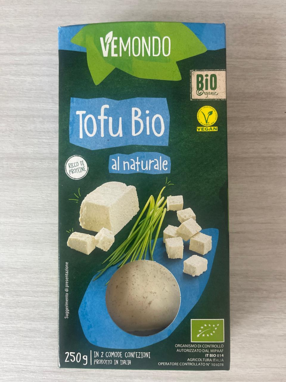 Fotografie - Tofu Bio al naturale Vemondo