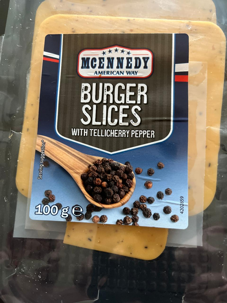 Fotografie - Burger Slices with tllicherry pepper McEnnedy