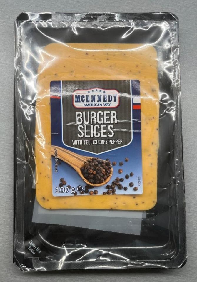 Fotografie - Burger Slices with tllicherry pepper McEnnedy