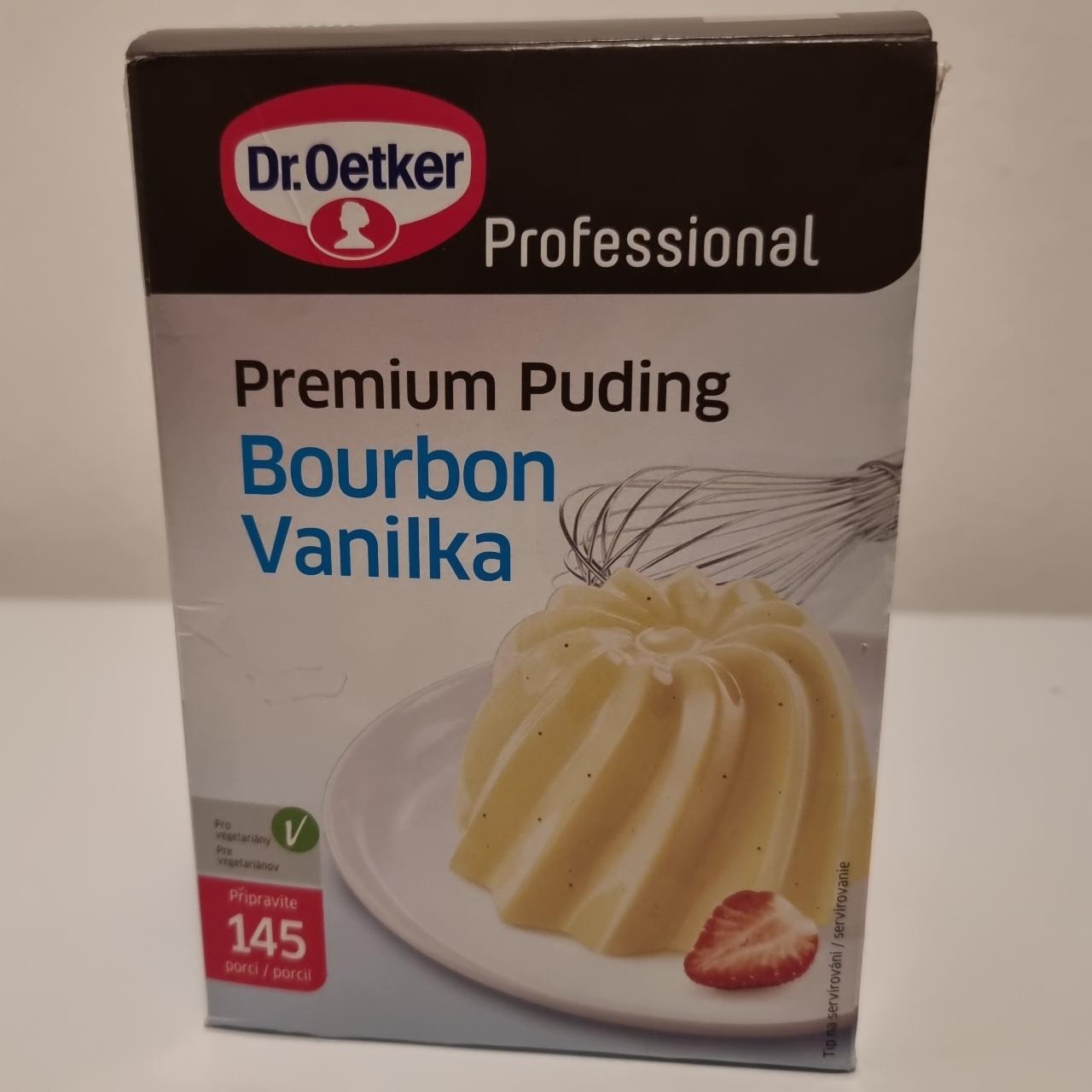 Fotografie - Premium Pudding Bourbon Vanilka Dr.Oetker Professional