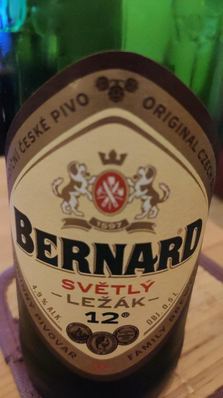 Fotografie - pivo 12° svetlý ležák Bernard