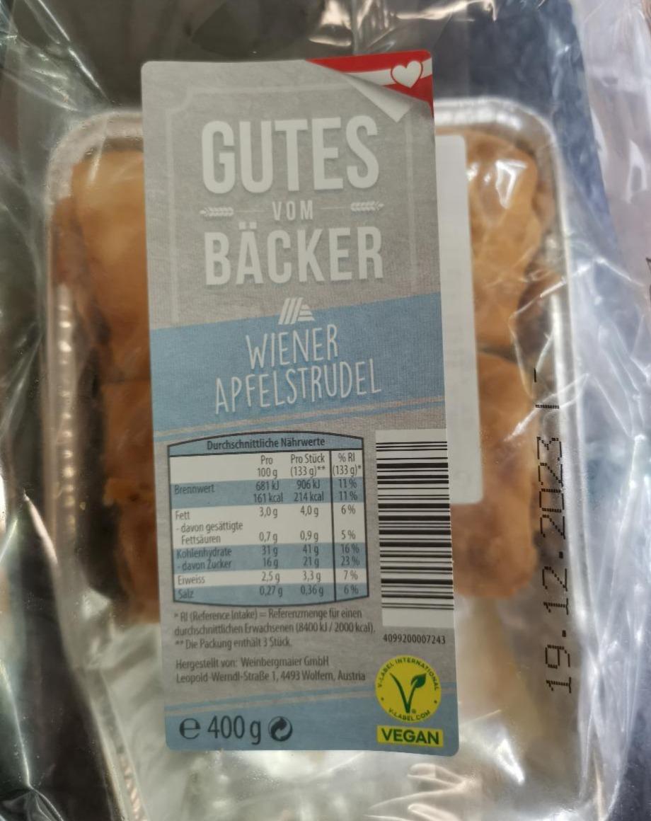 Fotografie - Wiener Apfelstrudel Gutes vom Bäcker