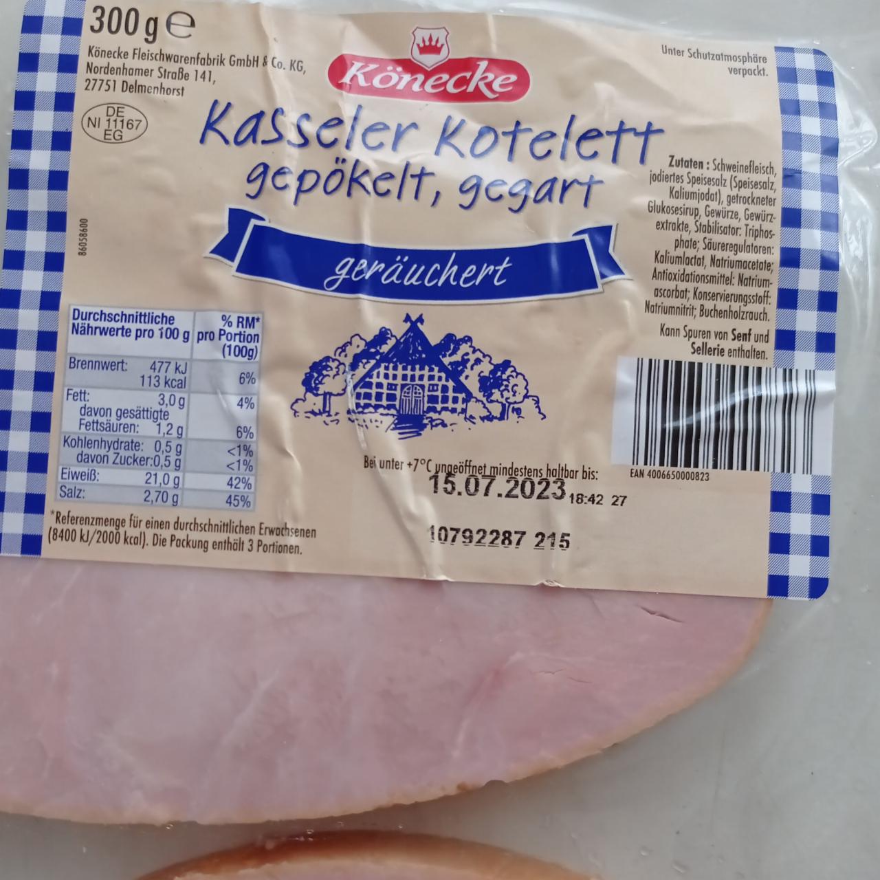 Fotografie - Kaseller Kotelett geräuchert Könecke