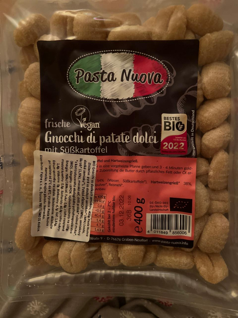 Fotografie - Gnocchi di patate dolci Pasta Nuova