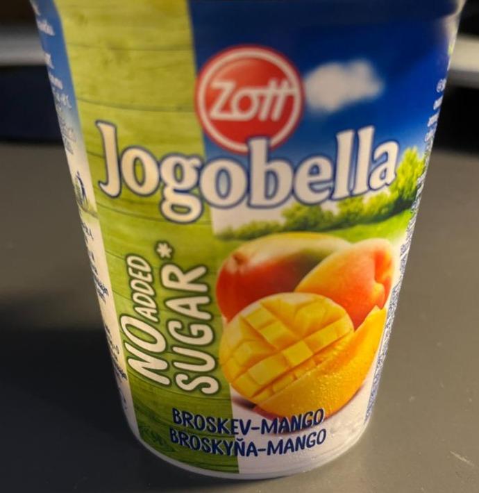 Fotografie - Jogobella No Added Sugar Broskyňa-Mango Zott