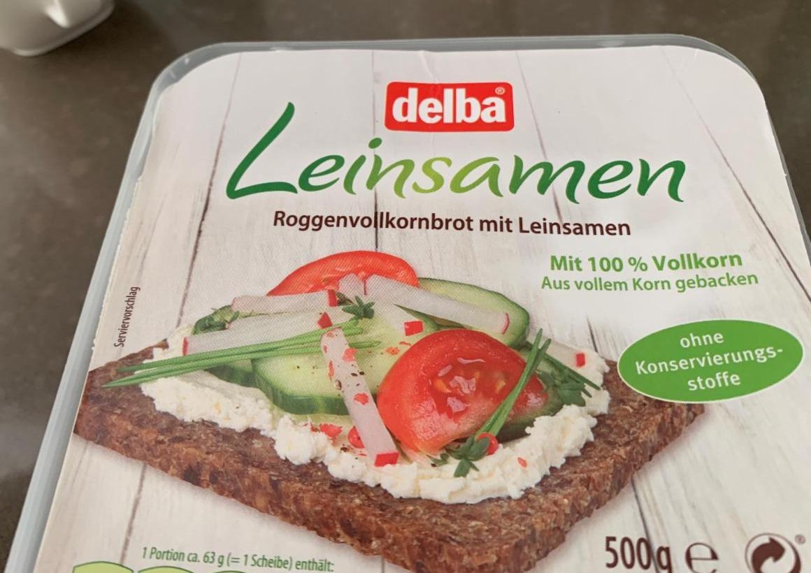 Fotografie - Leinsamen Roggenvoolornbrot Delba