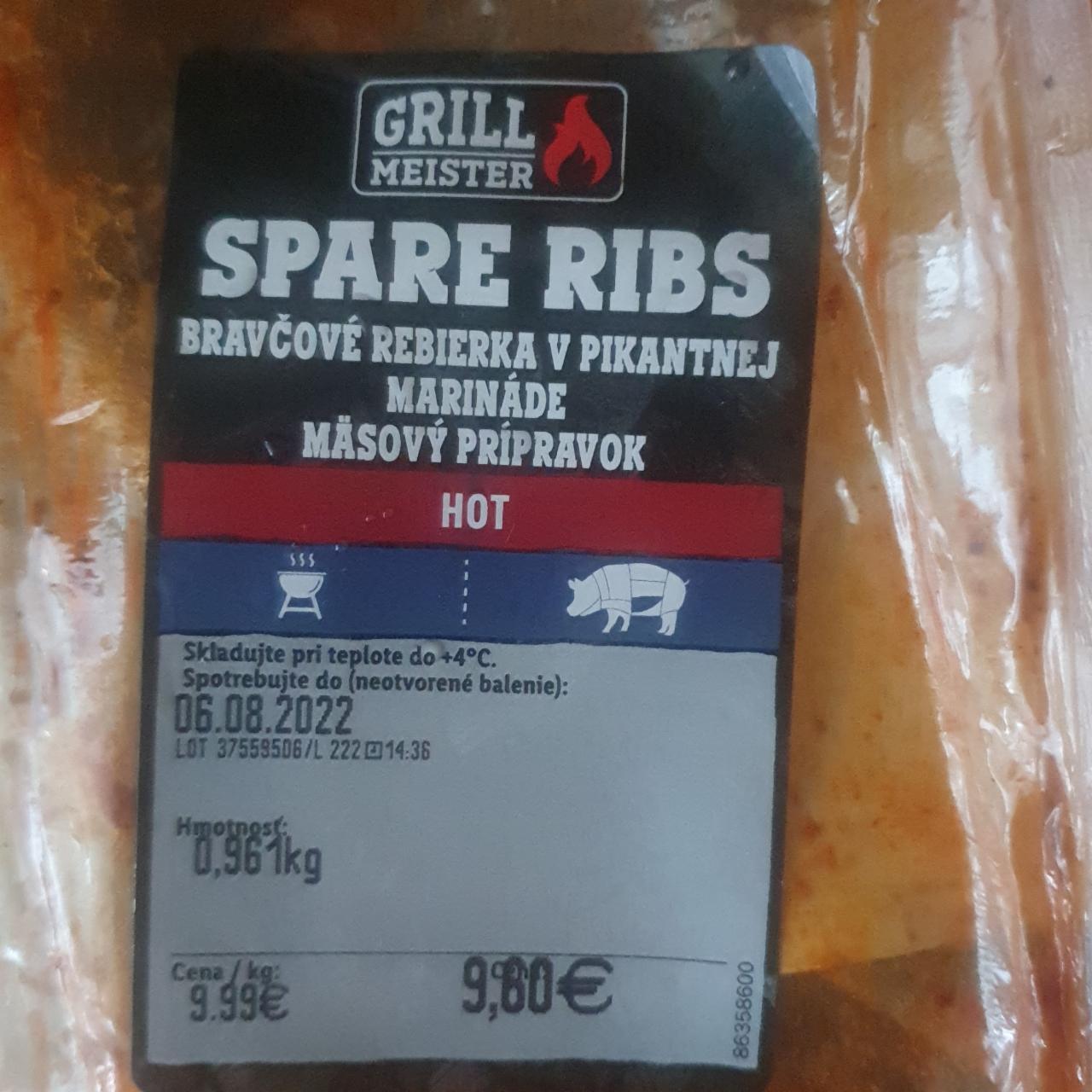 Fotografie - Spare Ribs Bravčové rebierka v pikantnej marináde