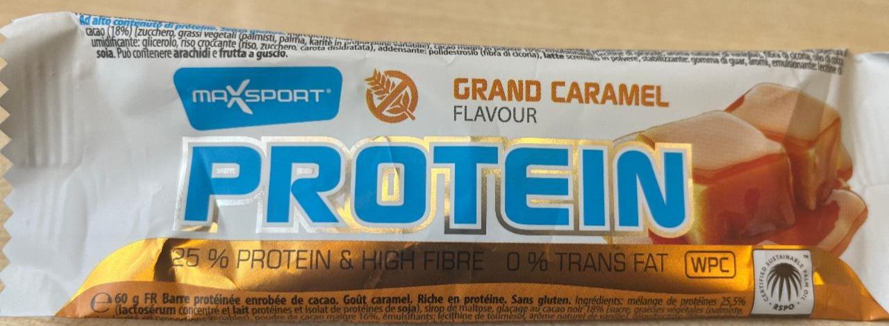Fotografie - Protein Grand Caramel flavour MaxSport