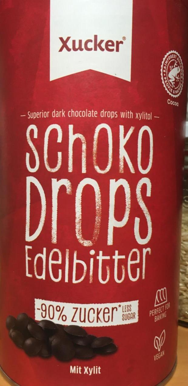 Fotografie - schoko drops edelbitter xucker