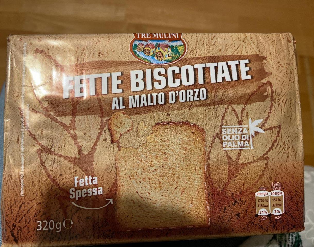 Fotografie - Fette biscottate al malto d’orzo