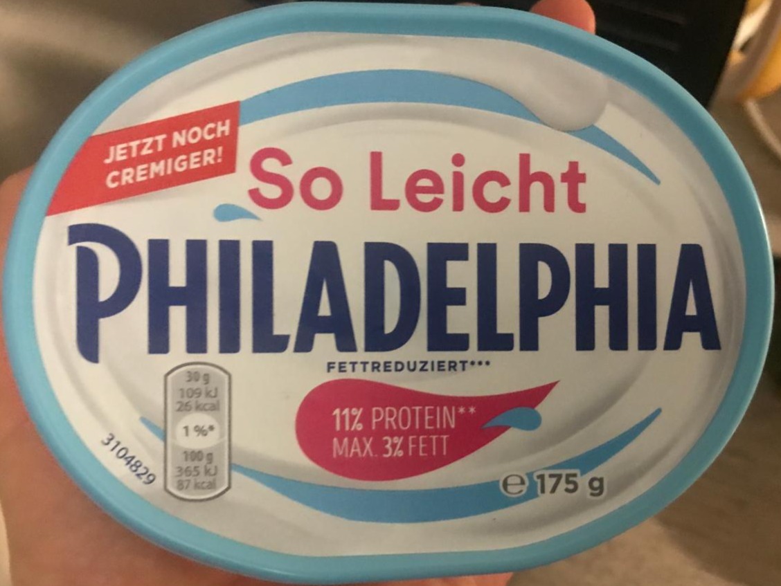 Fotografie - Philadelphia so leicht 3% max fett