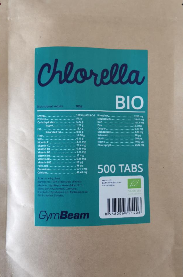 Fotografie - Chlorella bio GymBeam