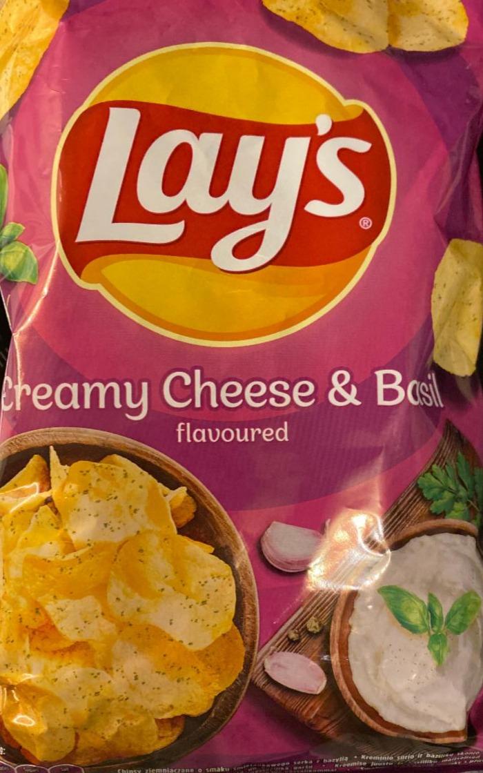 Fotografie - Creamy cheese & Basil Lay´s