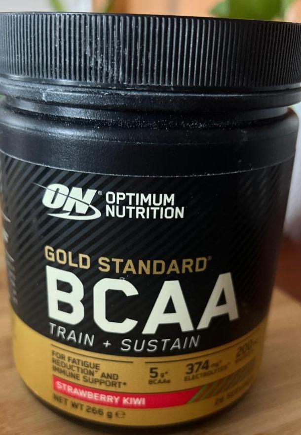Fotografie - Gold Standard BCAA Strawberry Kiwi Optimum Nutrition