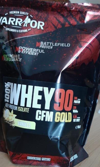 Fotografie - WARRIOR Whey 90 isolate CFM GOLD vanilla