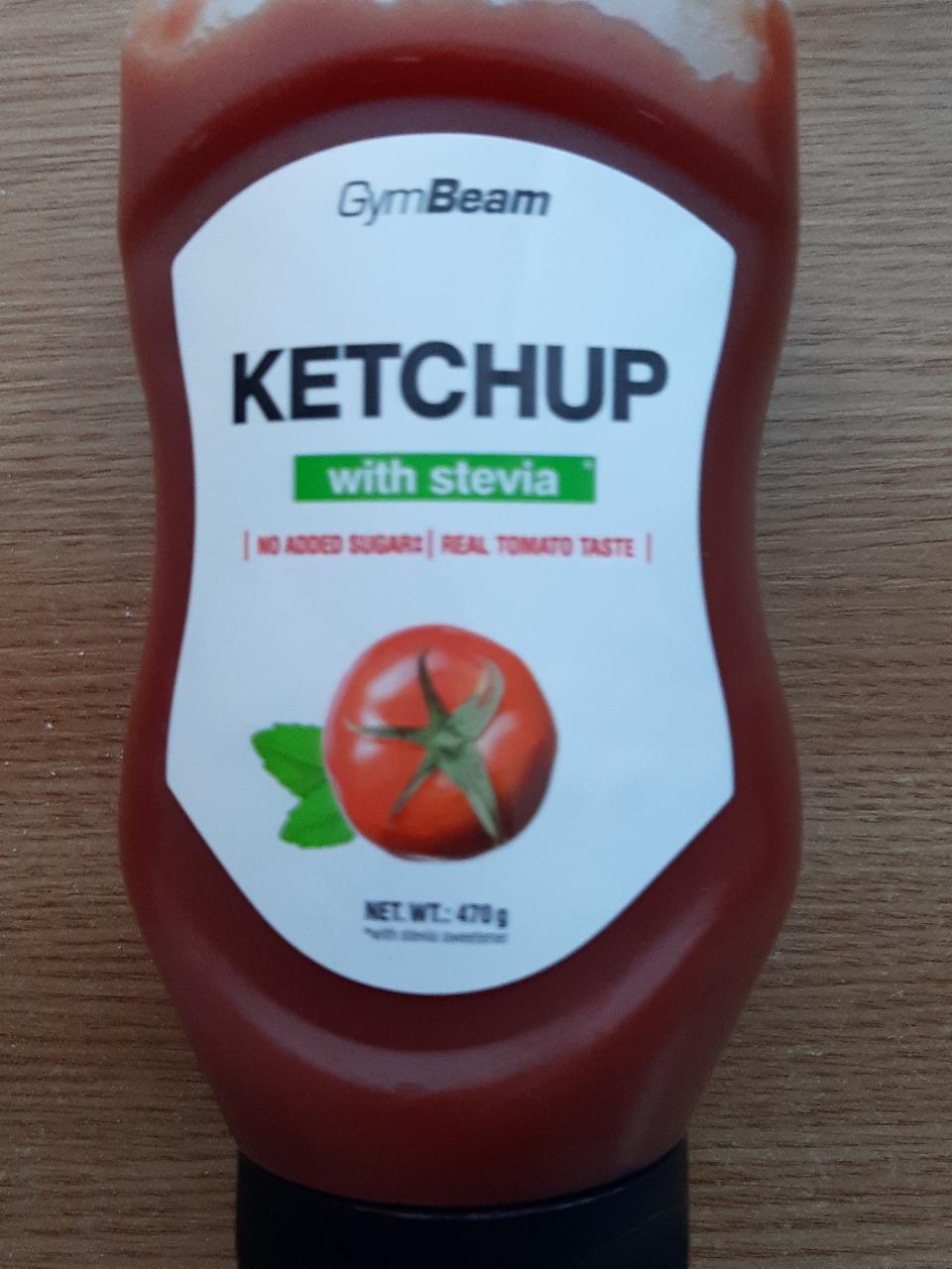 Fotografie - Ketchup with stevia 470g GymBeam
