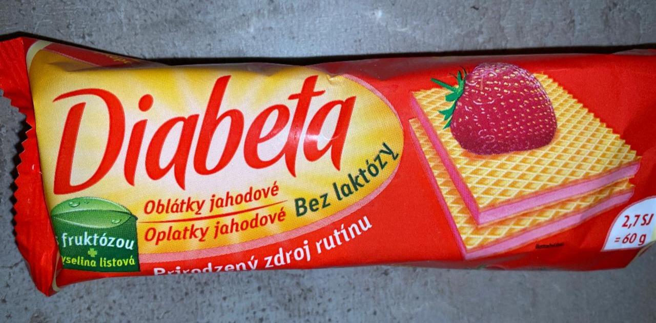 Fotografie - Diabeta oblátky jahodové