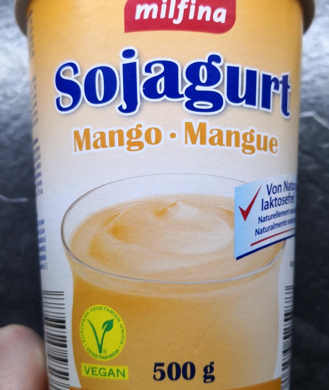 Fotografie - Sojagurt Mango Milfina