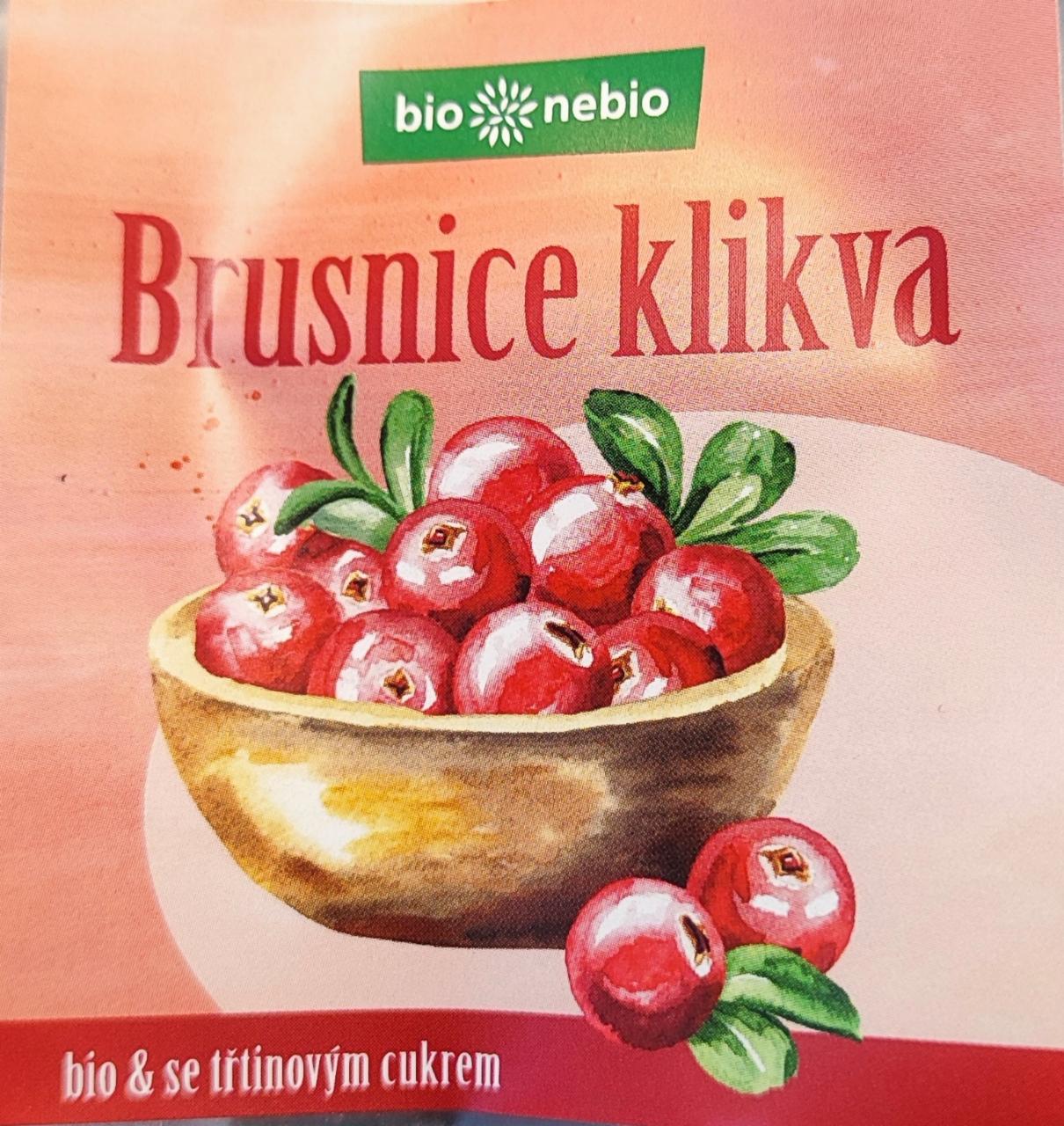 Fotografie - Brusnice klikva bio nebio