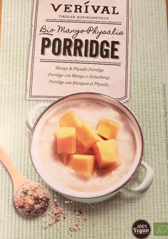 Fotografie - bio mango physalis porridge