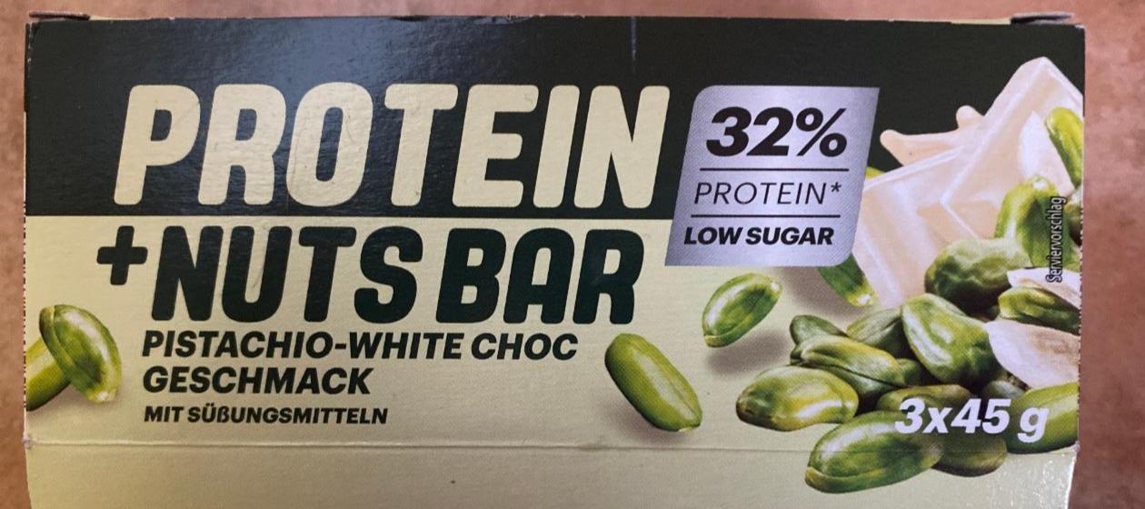 Fotografie - Protein + Nuts Bar Pistachio-White Choc
