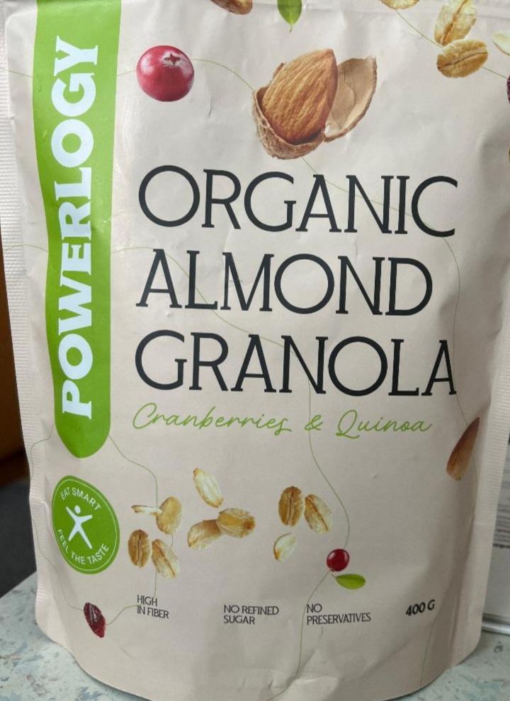 Fotografie - Organic almond granola Powerlogy