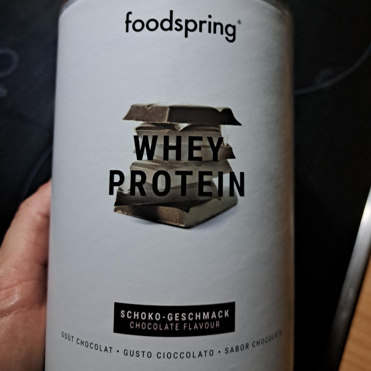 Fotografie - Whey Protein Schoko-Geschmack Foodspring