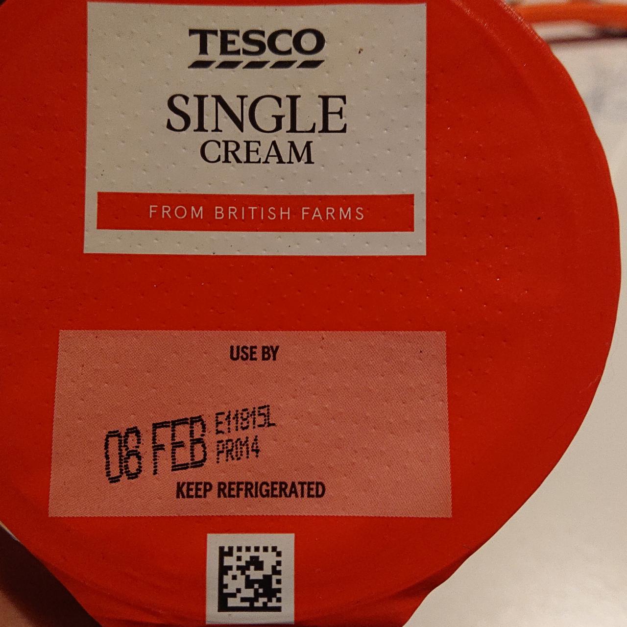 Fotografie - Single cream Tesco