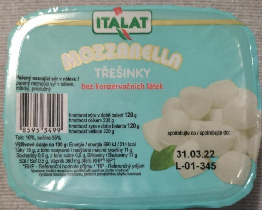 Fotografie - Mozzarella třešinky Italat