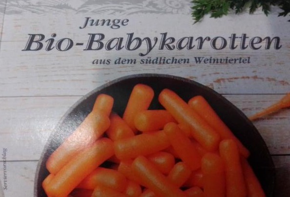 Fotografie - junge Bio babykarotten