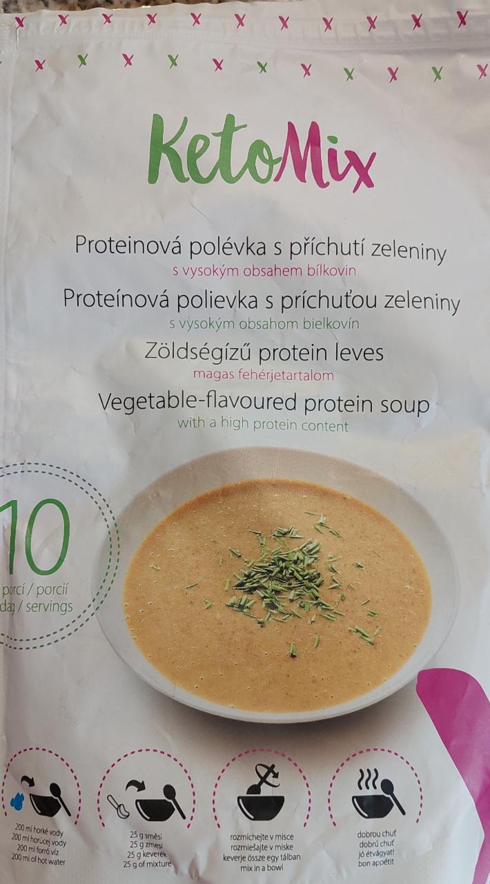 Fotografie - Proteínová polievka s príchuťou zeleniny KetoDiet