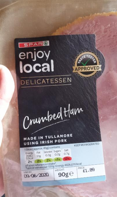 Fotografie - crumbed ham Spar