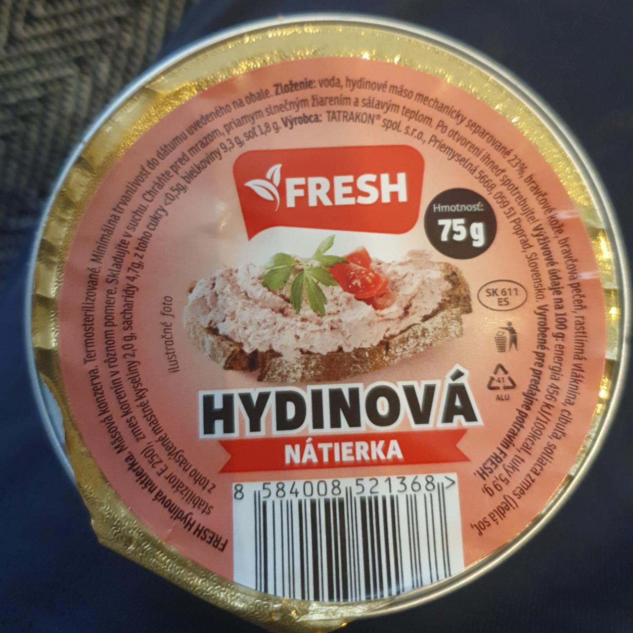 Fotografie - Hydinová nátierka Fresh