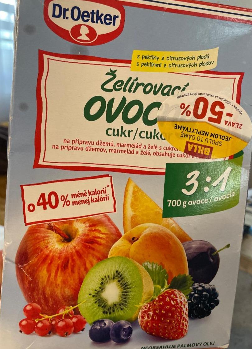 Fotografie - Želírovací ovocný cukor Dr.Oetker